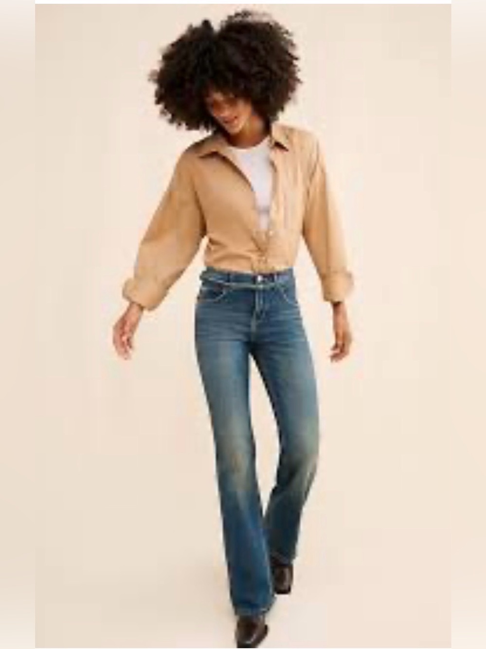 Free People We The Free Sabine Classic Blue Slim Straight Jeans